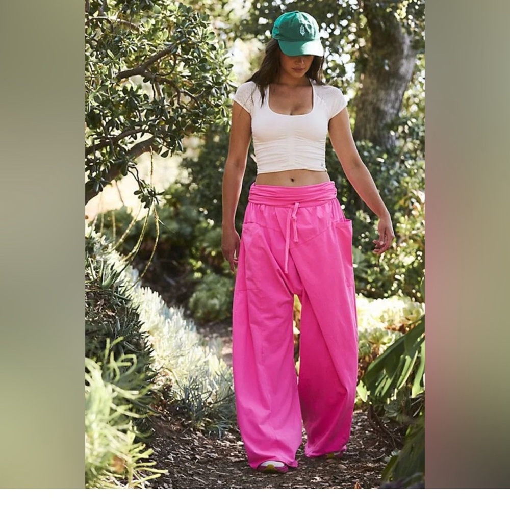 Free People Hot Shot wide leg pants